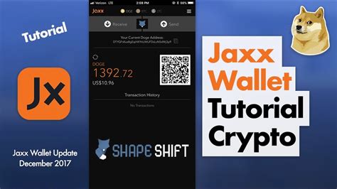 Jaxx Wallet Tutorial with ShapeShift .